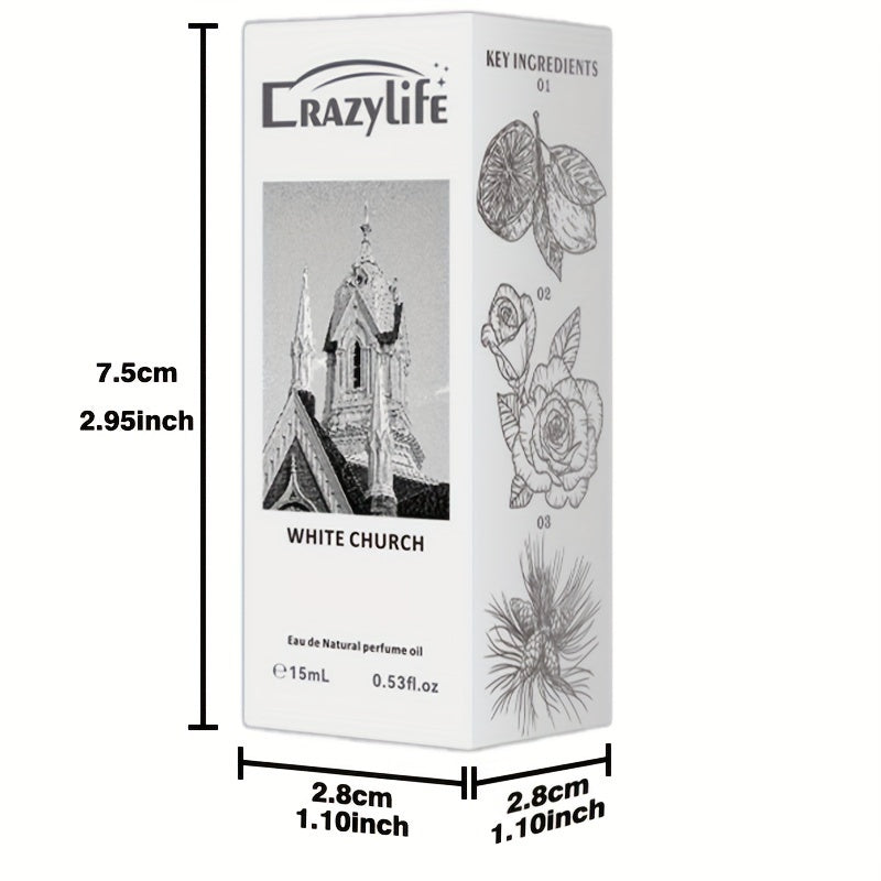 15ml Long-Lasting Floral Eau De Parfum Oil for Women - Refreshing, Formaldehyde-Free, and Alcohol-Free Perfume for Dating and Daily Life - A Perfect Gift Idea for Her