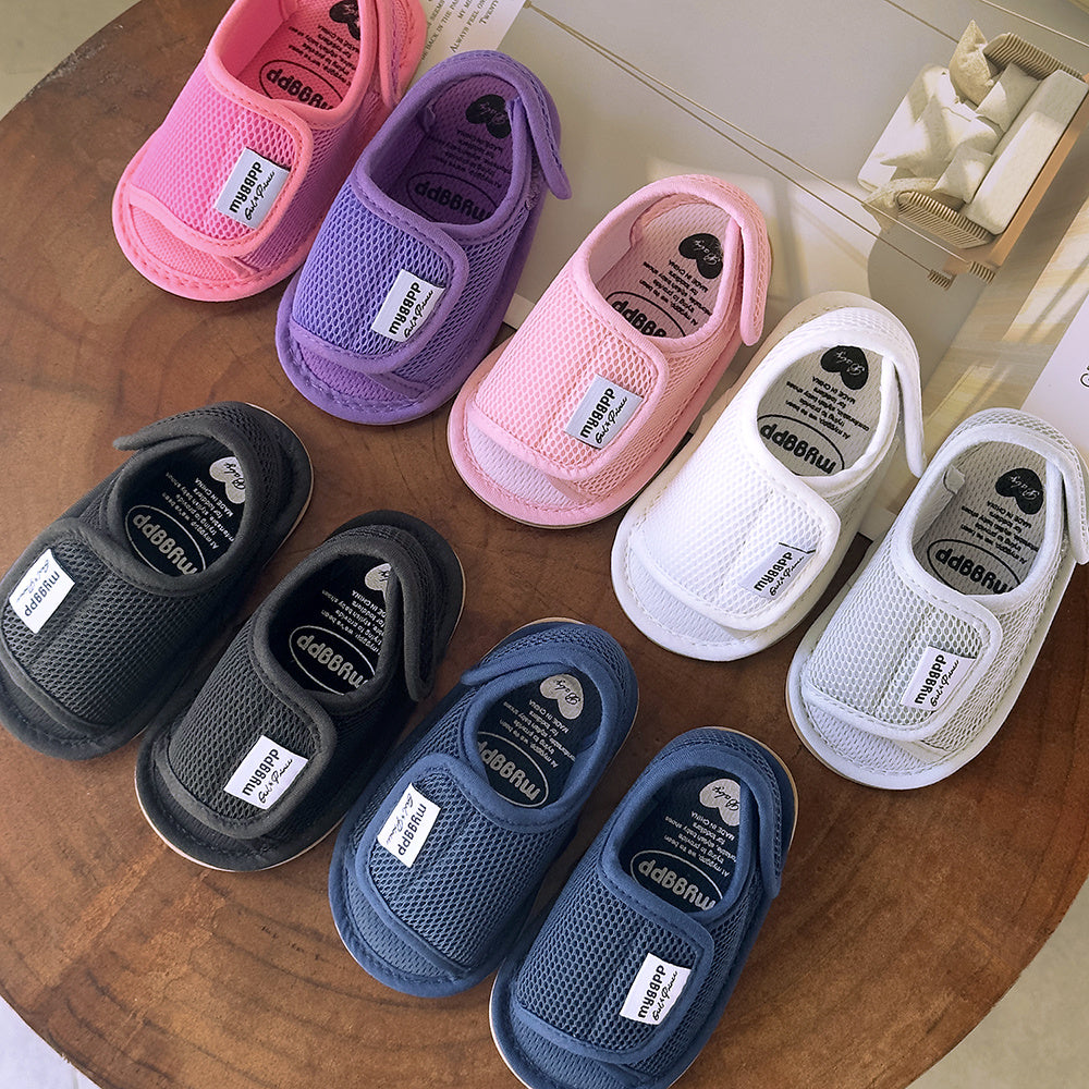 Baby Girls Boys Mesh Breathable Sandals New Soft Crib Shoes First Walker Shoes Beach Shoes For Newborn Infant, Spring And Summer