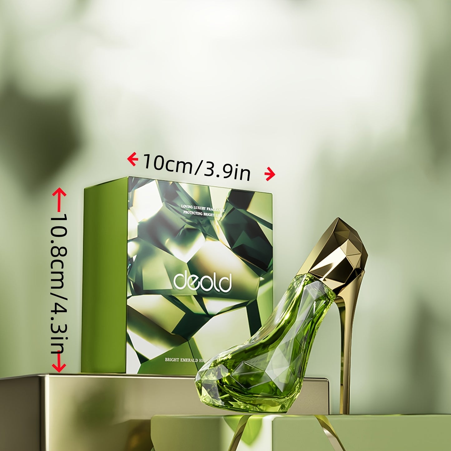 High Heel Styling Perfume Eau De Parfum Spray Rose Jamine Natural Fragrance Parfum Lasting And Charming Personal Perfume for Women And Girls 30ML Valentine'S Day Gift