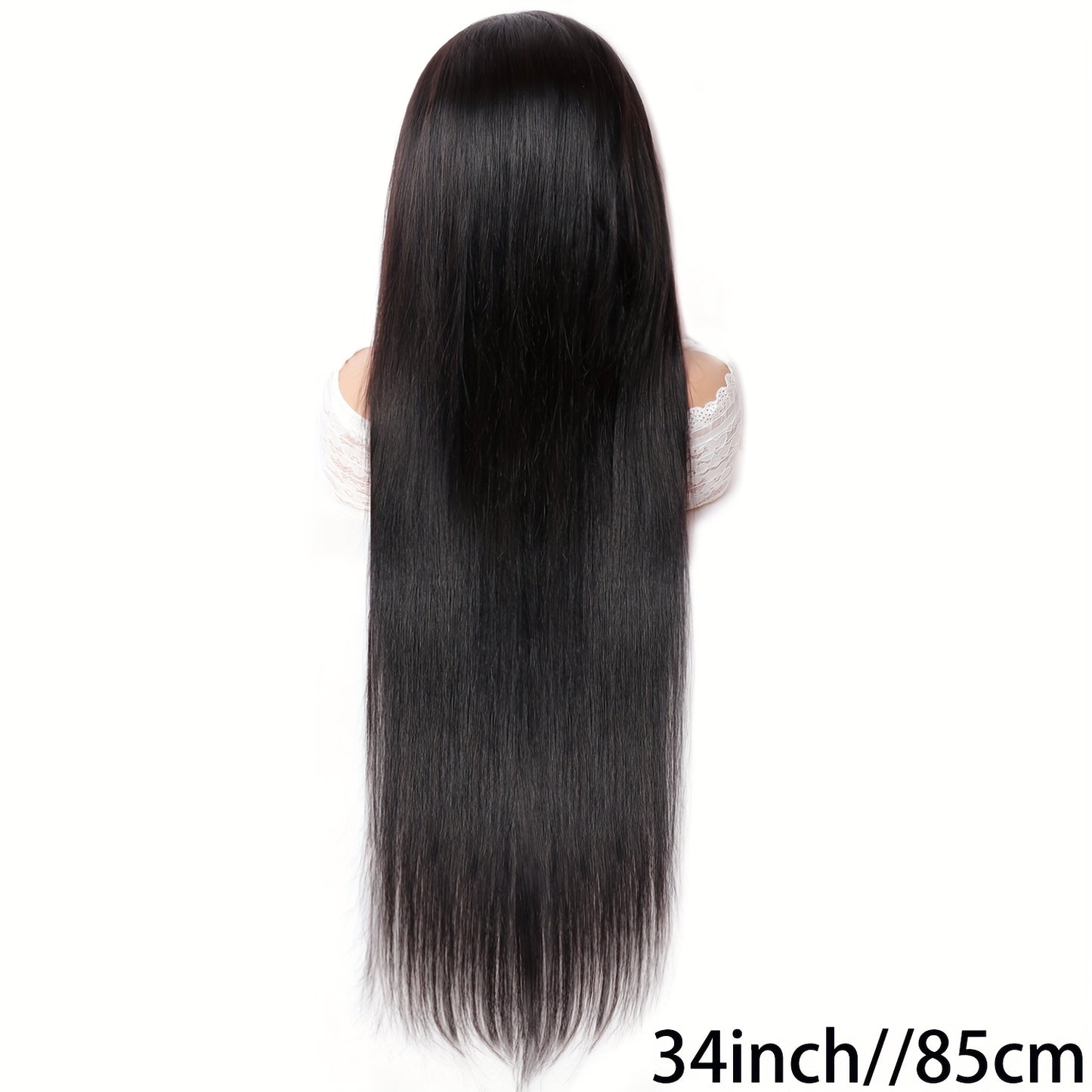 360 straight lace frontal human hair wig with baby hairs 150 density full lace 100% human hair pre plucked human hair lace frontal wig natural color