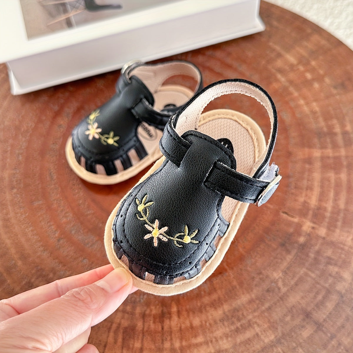 Adorable Baby Girl's Sandals - Non-Slip, Breathable, Comfortable Shoes for Toddler's First Steps, Walking, and Outdoor Play - Soft, Lightweight, Easy to Wear and Remove