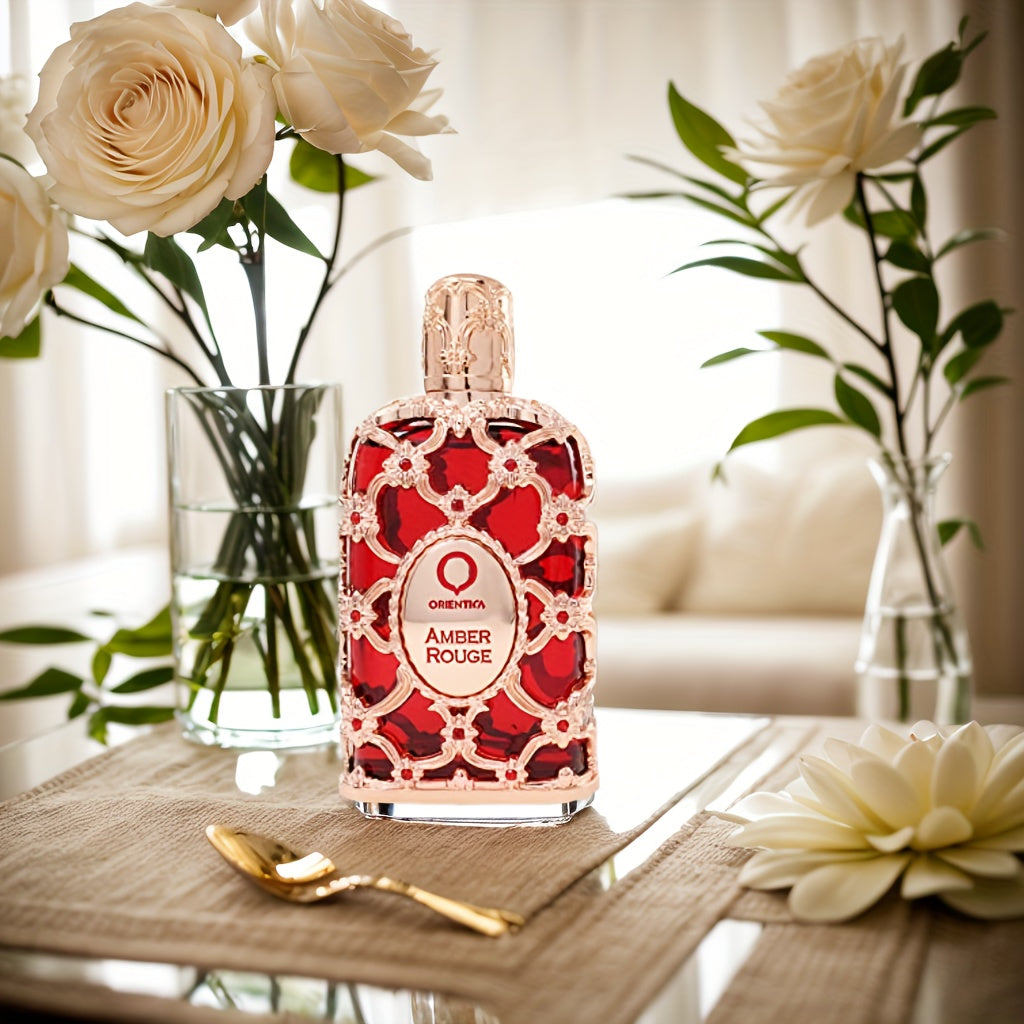 2.7 Oz Amber Rouge Cologne Eau De Parfum Spray - Unisex, Long-Lasting Fragrance, Seductive Scent for Men and Women - Grace Bliss Cologne by Amber Rouge