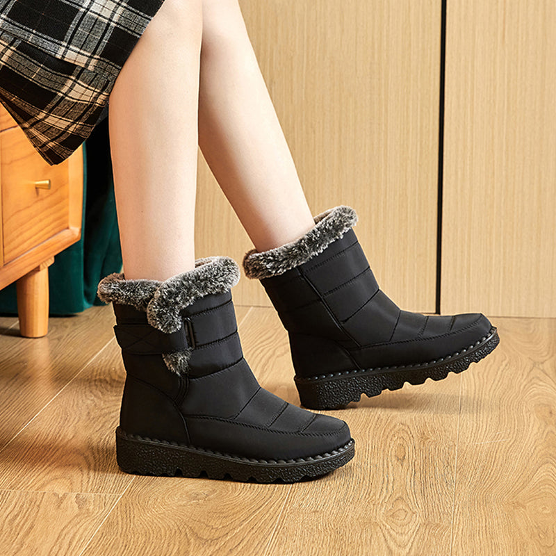 Winter Boots for Women New Long Plush Snow Boots Woman Platform Ankle Boots Warm Shoes