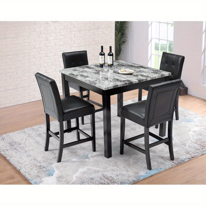 Nordic  Square Dining Table and chair