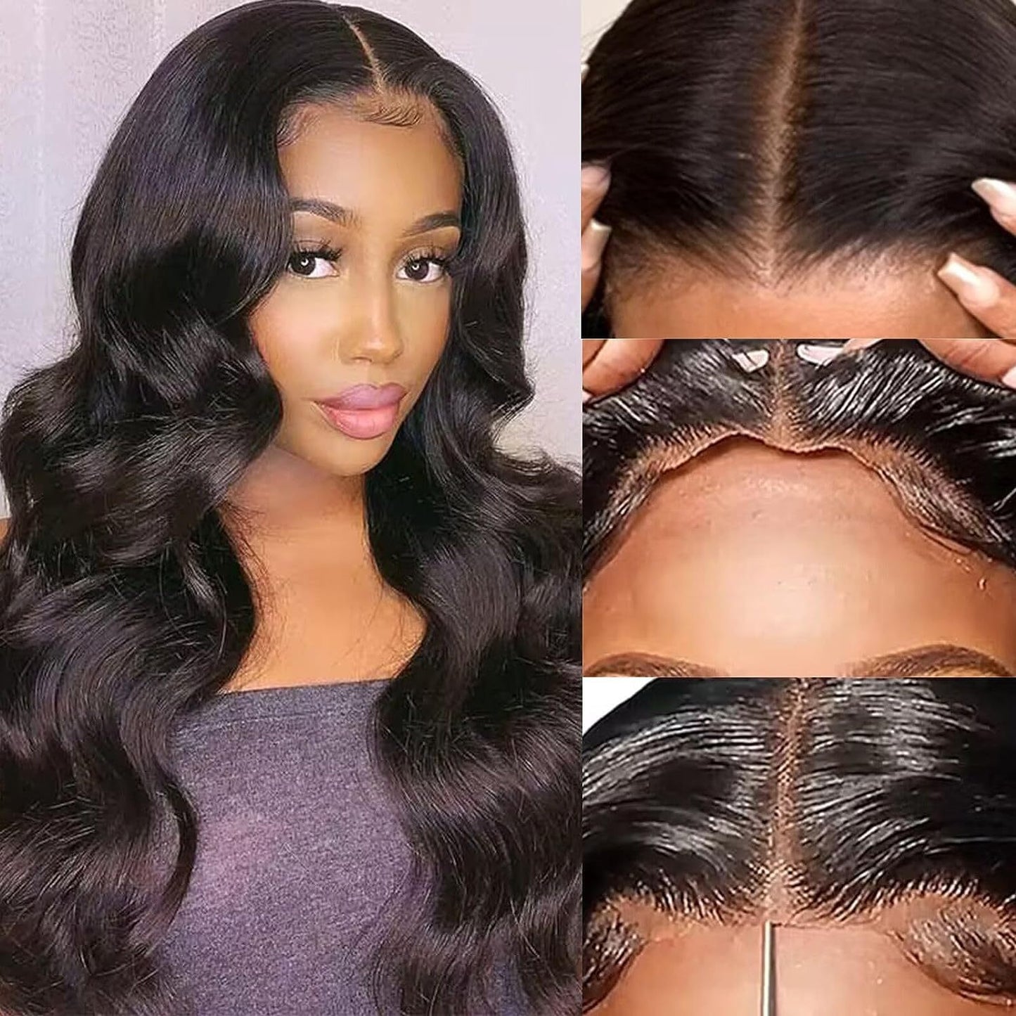 Bye Bye Knots Wig Glueless Wigs Human Hair 200% Density Pre Plucked Pre Cut 5x5 HD Lace Closure Wigs Human Hair Body Wave Lace Front Wigs Human Hair For Women