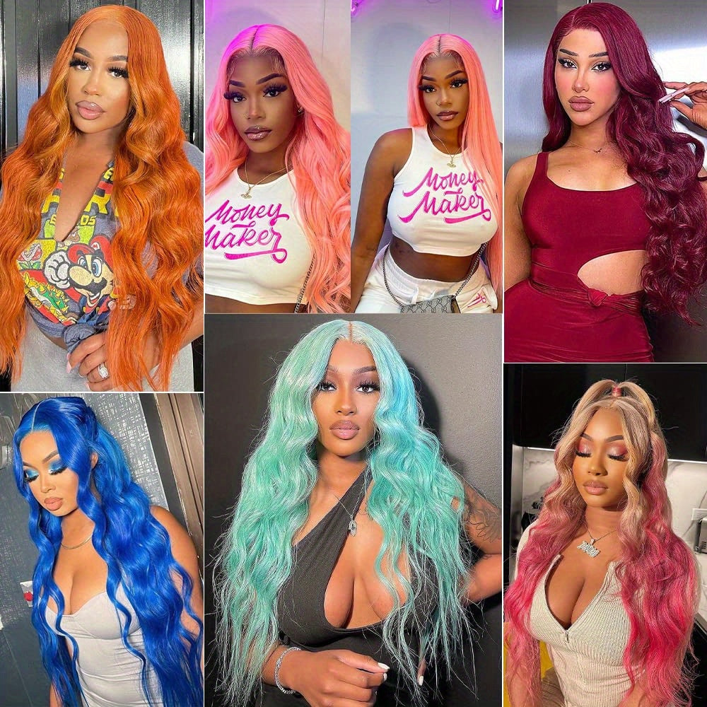 200% Density 613 Blonde Lace Front Wig Human Hair 13X4 HD Body Wave Lace Front Wigs Human Hair Pre Plucked with Baby Hair Blonde Lace Front Wigs Human Hair