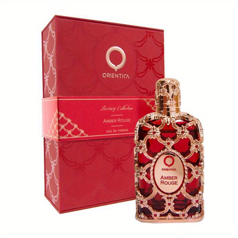 Amber Rouge 80ml/ 2.7Fl.oz Eau de Parfum Spray Luxurious Unisex Fragrance with Amber and Seaweed by Orientica