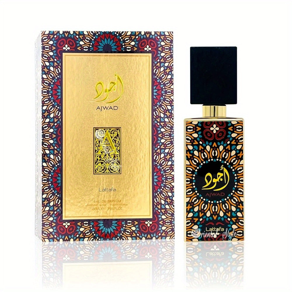 Lattafa Ajwad Eau De Parfum Spray for Unisex, 3.4 Ounce