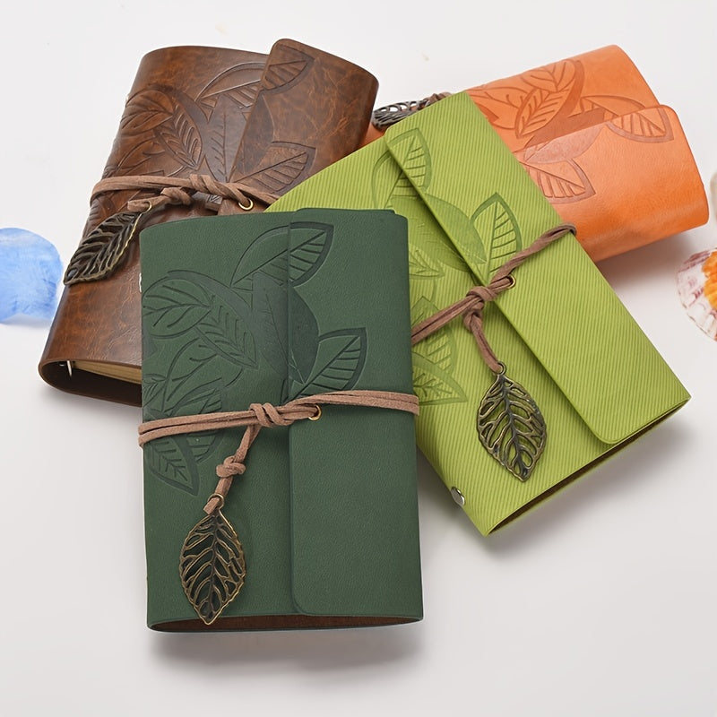 1 Vintage-Style Notebook with 75 Sheets of Kraft Paper Inside - A Unique Surprise Gift