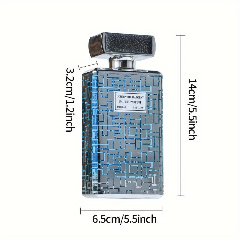 100ml Woody Eau De Parfum for Men - Long-Lasting, Refreshing Fragrance for Dating and Daily Life, Formaldehyde-Free, Fresh Scent, Perfect Gift for Him on Fathers Day