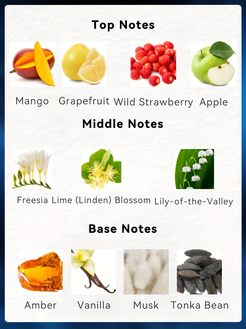 3.4Fl Oz Women's Eau De Parfum - Floral Fruity - With Mango, Grapefruit, Wild Strawberry And Apple- Medium Intensity Perfume