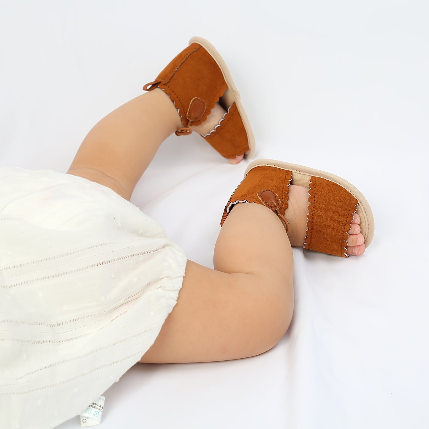 Adorable & Lightweight Baby Girl Sandals: Open-Toe, Easy Fasten Crib Shoes Perfect for First Walkers – Spring/Summer Ready
