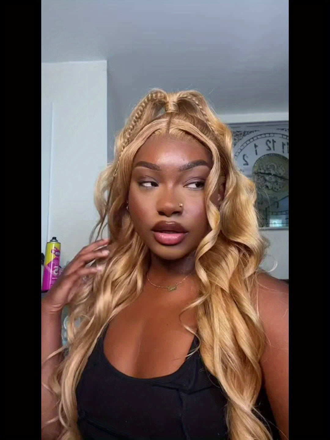 Hot Selling New Styles13x6 Ombre Honey Blonde Lace Front Wigs Human Hair, 27# Frontal Wigs Pre Plucked Bleached Knots Transparent Lace Front Wig Human Hair For Black Women Glueless Human Hair Wig