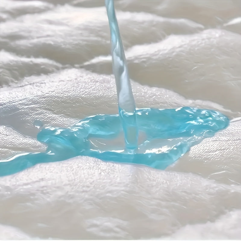 1pc Modern Plaid Pattern Waterproof Bedspread, Soft Breathable Polyester & Polyurethane Blend, Machine Washable, Quilted Mattress Protector Cover, Dustproof Bed Cover, Moisture-Wicking Bed Sheet, No Pillowcase Included