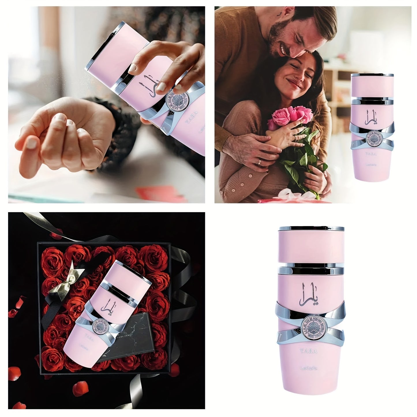 3.4 Floz Yara Eau De Parfum for Women - Long-Lasting, Seductive, and Feminine Fragrance with Rich Notes of Floral, Fruity, and Woody Scents - Perfect for Daily Wear, Special Occasions, and Gift Giving