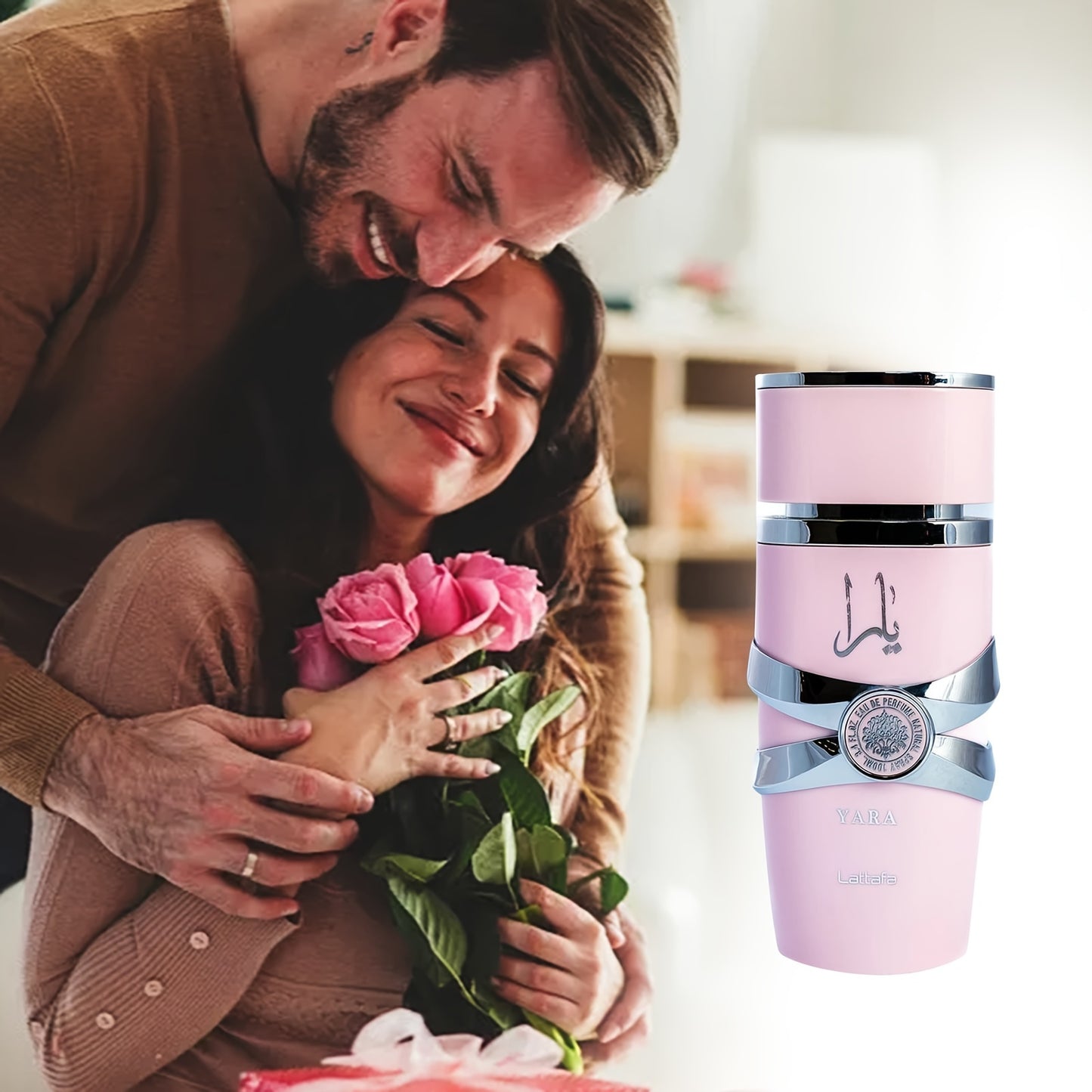 3.4 Floz Yara Eau De Parfum for Women - Long-Lasting, Seductive, and Feminine Fragrance with Rich Notes of Floral, Fruity, and Woody Scents - Perfect for Daily Wear, Special Occasions, and Gift Giving