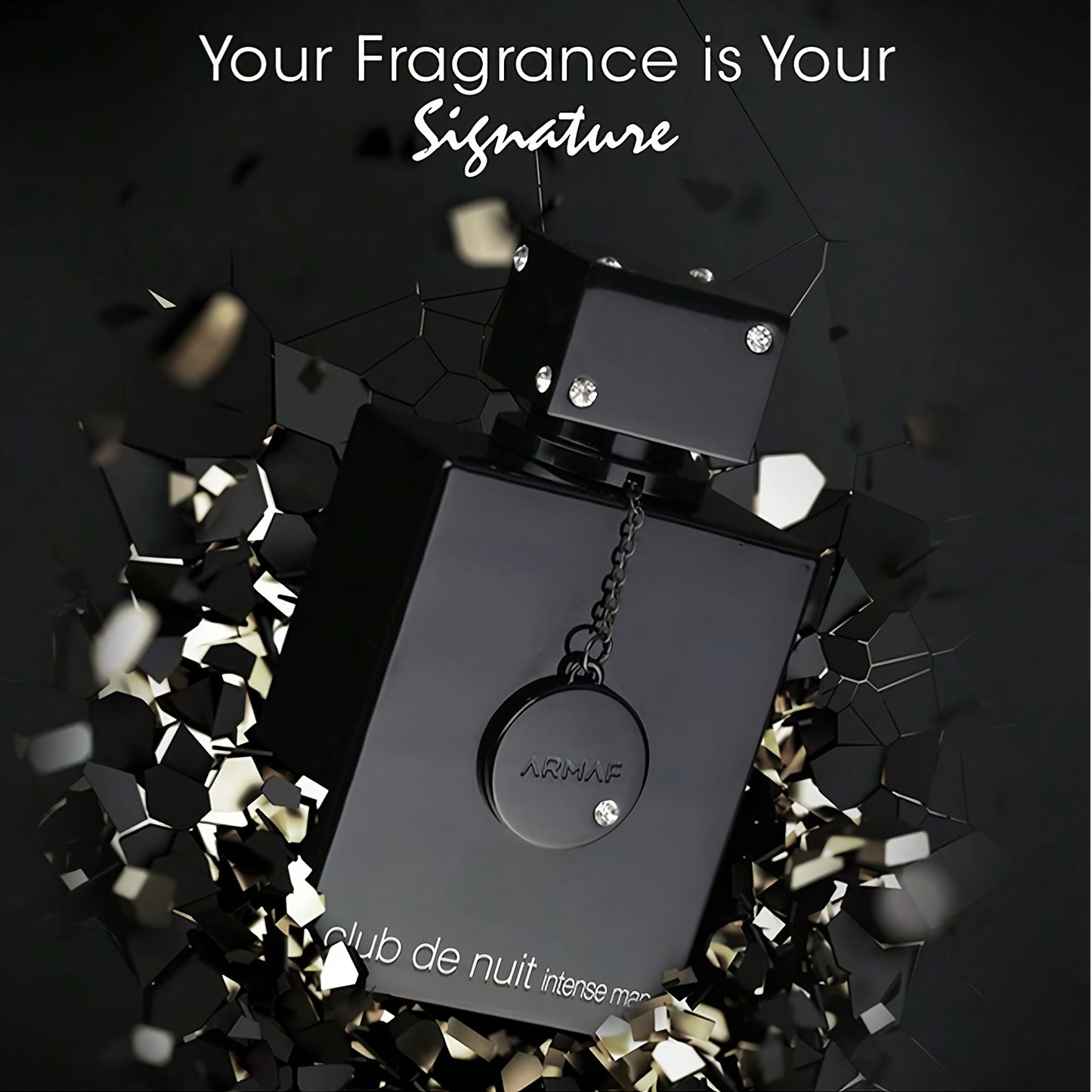 Club De Nuit Intense By Armaf Eau De Parfum Spray/ Showing The Male Calm Atmosphere, Long Lasting Perfume For Women, Refreshing Sandalwood Scent - Eau Cologne Gift For Husband, 3.6 Fl.Oz