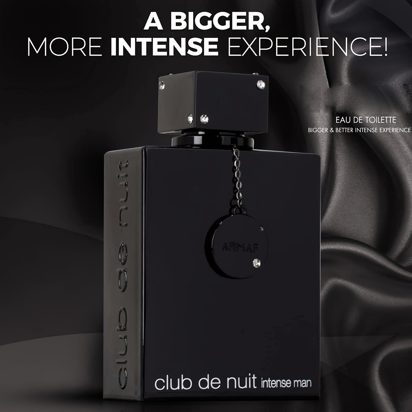 Club De Nuit Intense By Armaf Eau De Parfum Spray/ Showing The Male Calm Atmosphere, Long Lasting Perfume For Women, Refreshing Sandalwood Scent - Eau Cologne Gift For Husband, 3.6 Fl.Oz