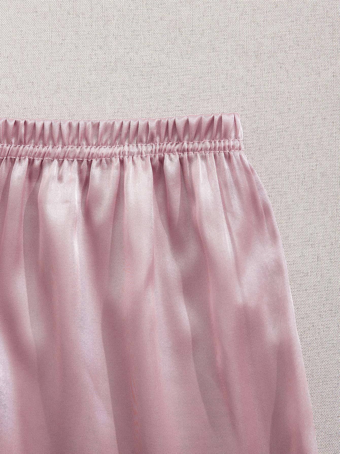 3 Sets of Luxurious Satin Pajama Sets - Soft Short Sleeve Lapel Tops, Elastic Waistband Shorts for Comfortable Women's Sleepwear and Loungewear - Perfect for Relaxation and Leisure Activities