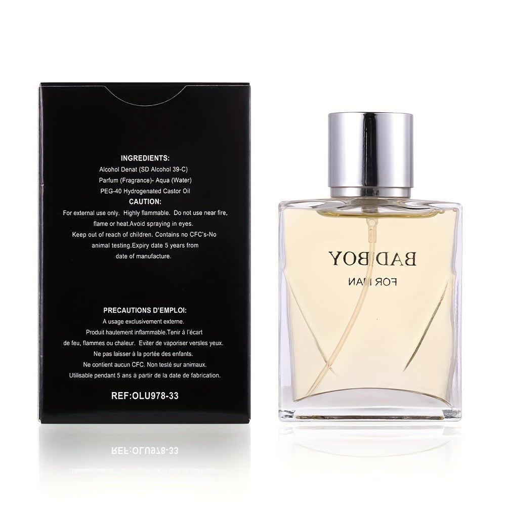 60ml Luxury Eau De Parfum for Men - Refreshing, Long-Lasting, and Seductive Fragrance with Fruity Notes, Perfect for Dating, Daily Life, and a Thoughtful Gift Idea