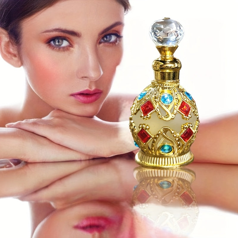 15ml Crazylife Arabian Crown Eau de Parfum - Seductive Exotic Fragrance in Glamorous Crystal Bottle - Perfect for Evening Glamour & Special Occasions