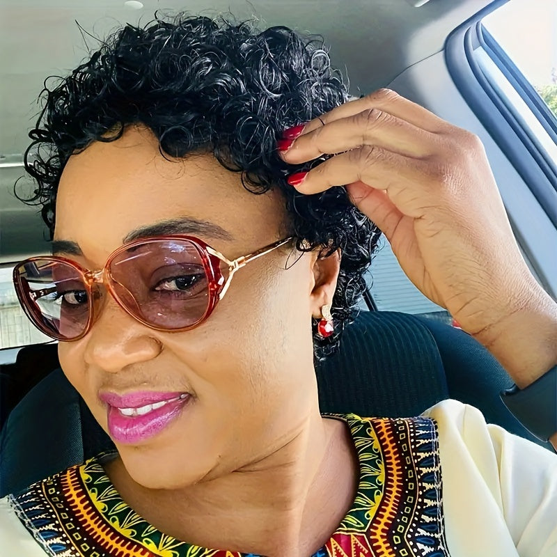 Short Kinky Curly Wigs Human Hair Pixie Cut Brazilian Human Hair For Women Natural Black Glueless Curly Human Hair Wigs