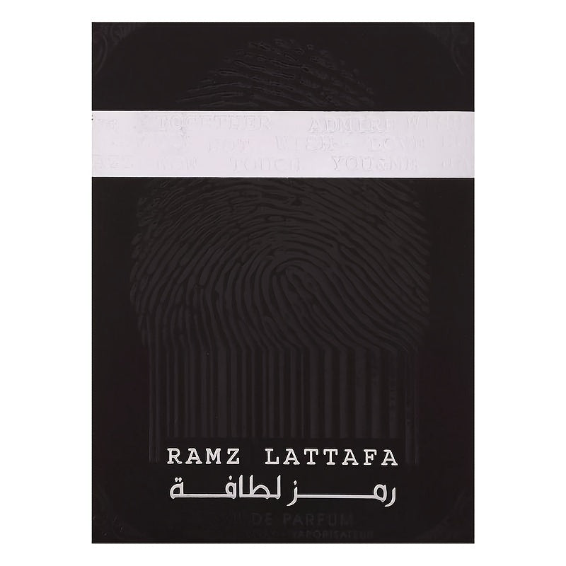 100ML Ramz Lattafa Silver Eau De Parfum for Men - Long Lasting, Seductive, and Masculine Fragrance - Premium Quality Perfume by Lattafa for Men's Daily Wear