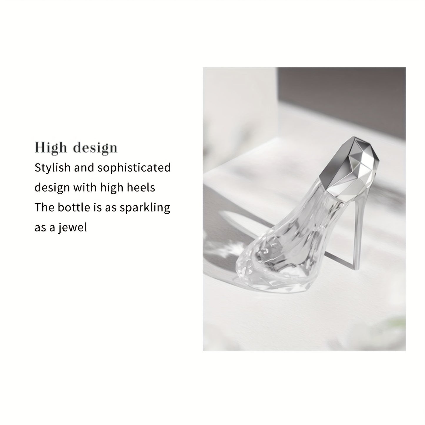 High Heel Styling Perfume Eau De Parfum Spray White Tea Natural Fragrance Parfum Long Lasting and Charming Personal Perfume for Women and Girls 1.01oz Valentine's Day Gift