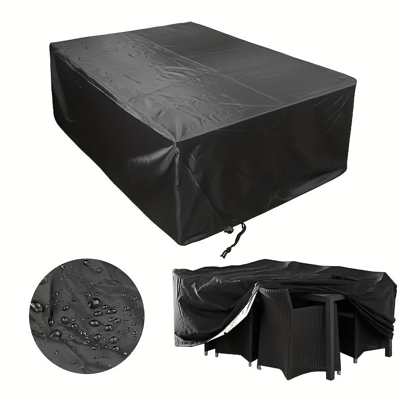 1pc Patio Furniture Covers Waterproof 210D Outdoor Furniture Covers for Patio Furniture Sets, Sofa, Table and Chair Set Cover, Anti-UV Rain Snow Dust Wind-Proof