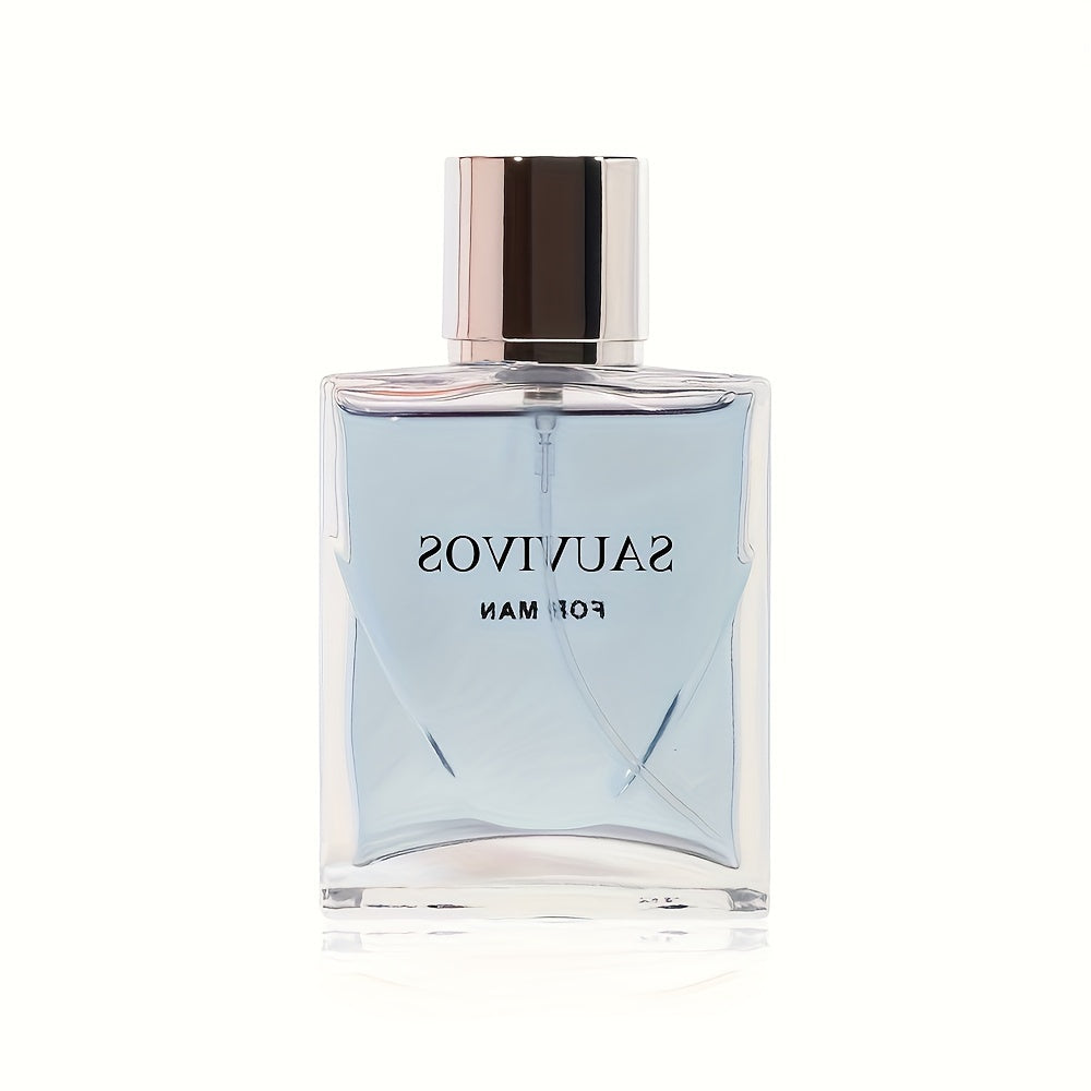 60ml Seductive Eau De Parfum for Men - Refreshing Long-Lasting Lemon, Prickly Ash, Cedar Wood Fragrance with Invigorating Top Notes, Perfect for Dating, Daily Life, and a Memorable Christmas Gift