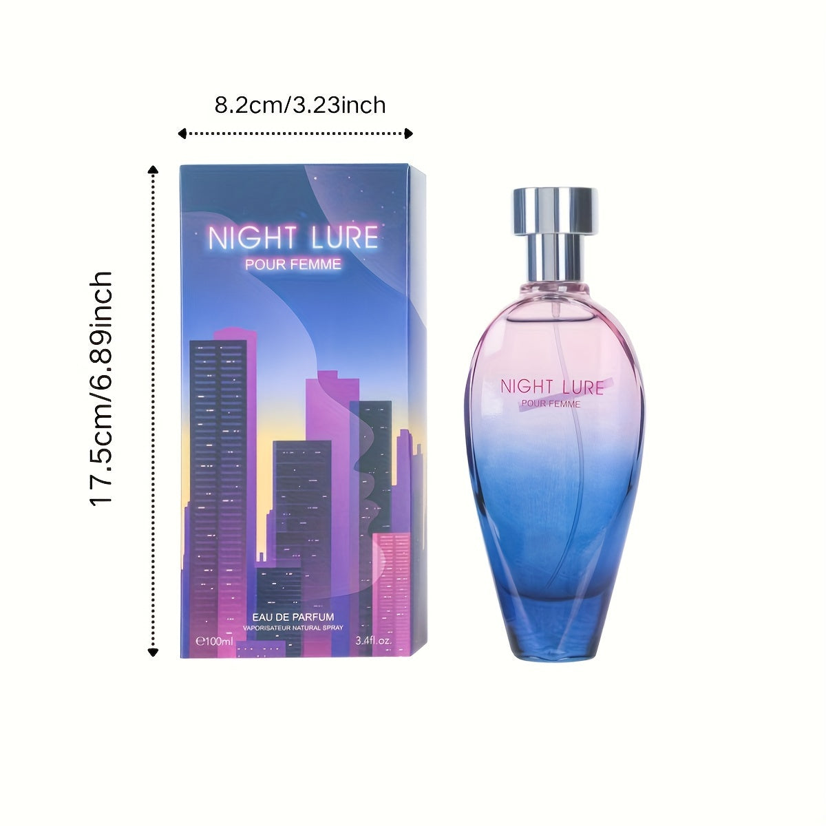 100ml Radiant Moonlight Eau de Parfum - A Luminous Fusion of Fruity-Floral Scents, Enveloping You in Sweet Elegance and Woodland Charm