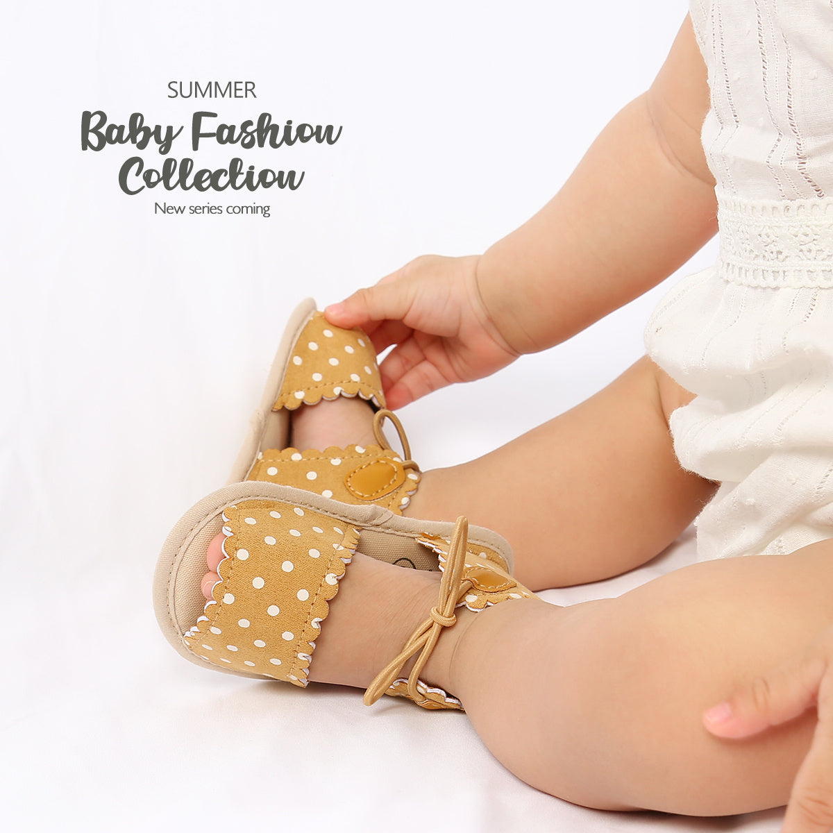 Adorable & Lightweight Baby Girl Sandals: Open-Toe, Easy Fasten Crib Shoes Perfect for First Walkers – Spring/Summer Ready