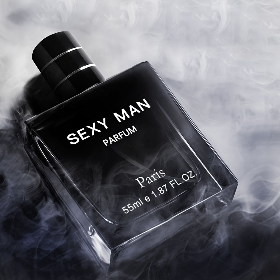 55ml Long-Lasting Eau De Parfum for Men - Refreshing Cologne Perfume with Seductive Scent, Perfect for Dating, Daily Life, and as a Thoughtful Christmas or Father's Day Gift for Him