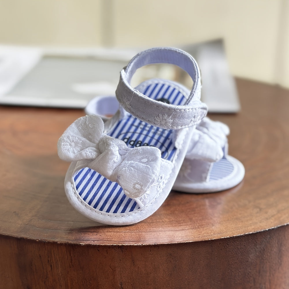 Adorable Baby Girl's Sandals - Non-Slip, Breathable, Comfortable Shoes for Toddler's First Steps, Walking, and Outdoor Play - Soft, Lightweight, Easy to Wear and Remove