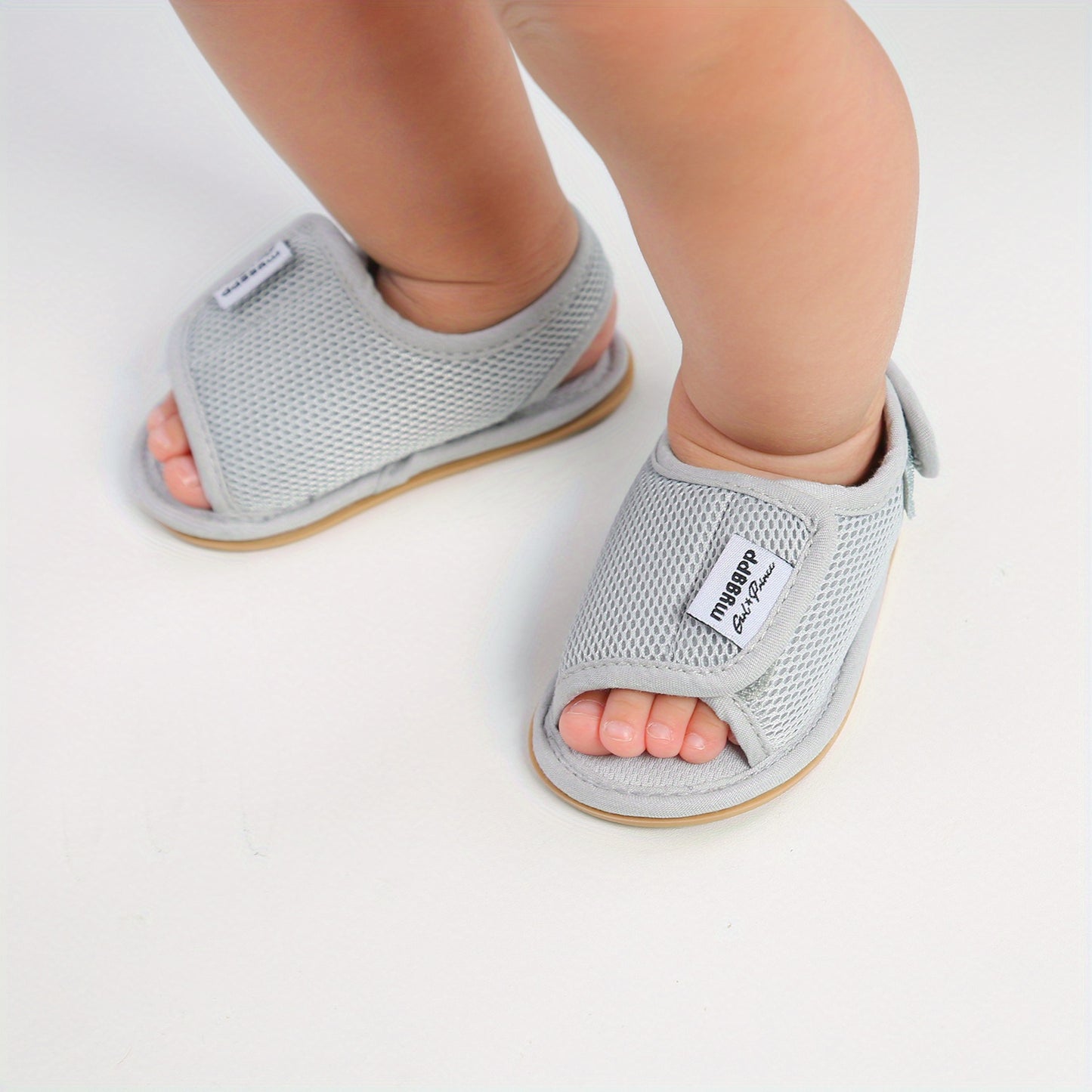 Baby Girls Boys Mesh Breathable Sandals New Soft Crib Shoes First Walker Shoes Beach Shoes For Newborn Infant, Spring And Summer