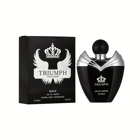 100ml Long-Lasting Eau De Parfum for Men - Refreshing Cologne with Fruity and Floral Notes, Musk Scent, Aluminum-Free, Perfect for Dating, Daily Life, and as a Fathers Day Gift