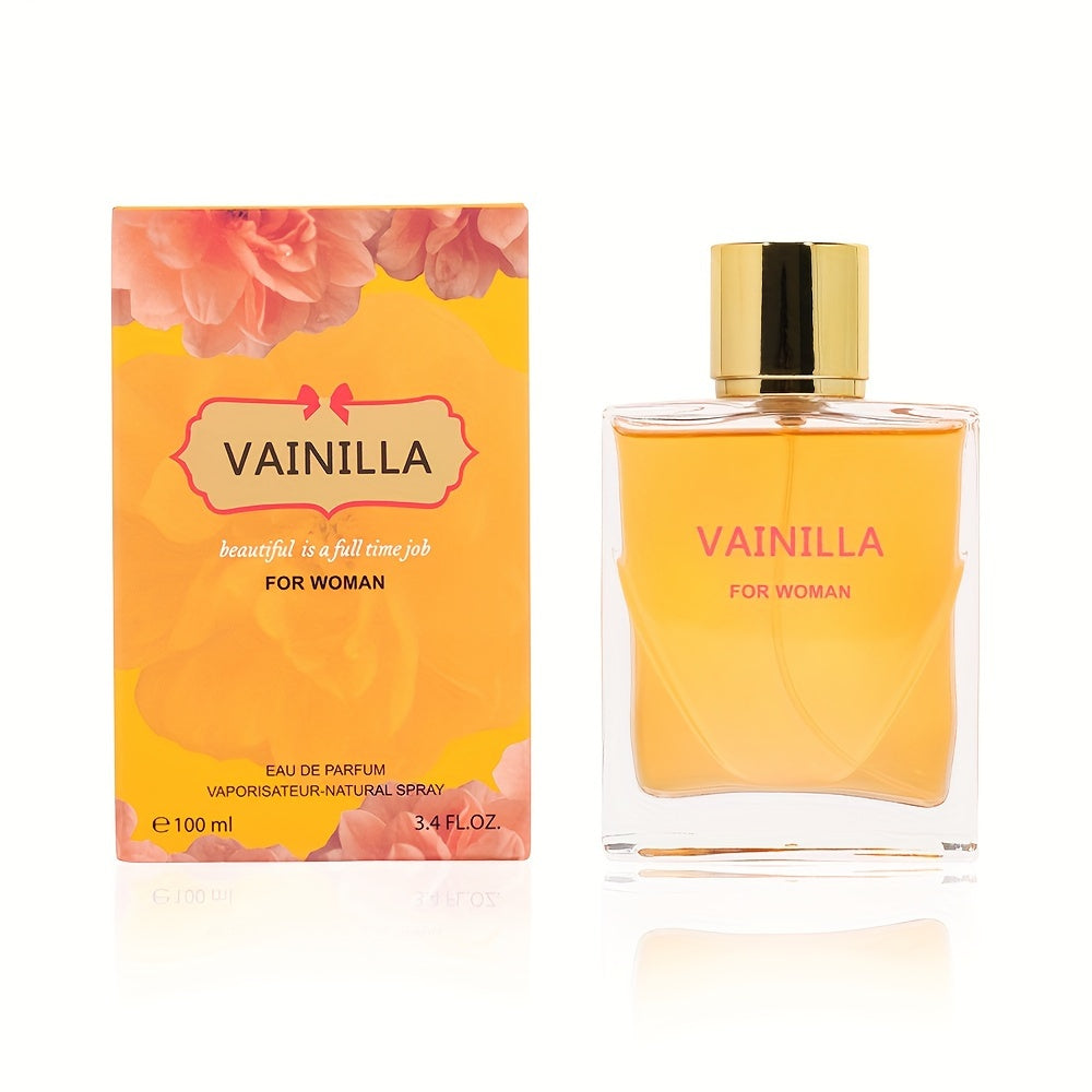 100ml Alluring Vanilla Musk Gardenia Eau De Parfum - Long-Lasting, Refreshing, and Seductive Fragrance for Women - Perfect Gift for Dating, Daily Life, and Special Occasions
