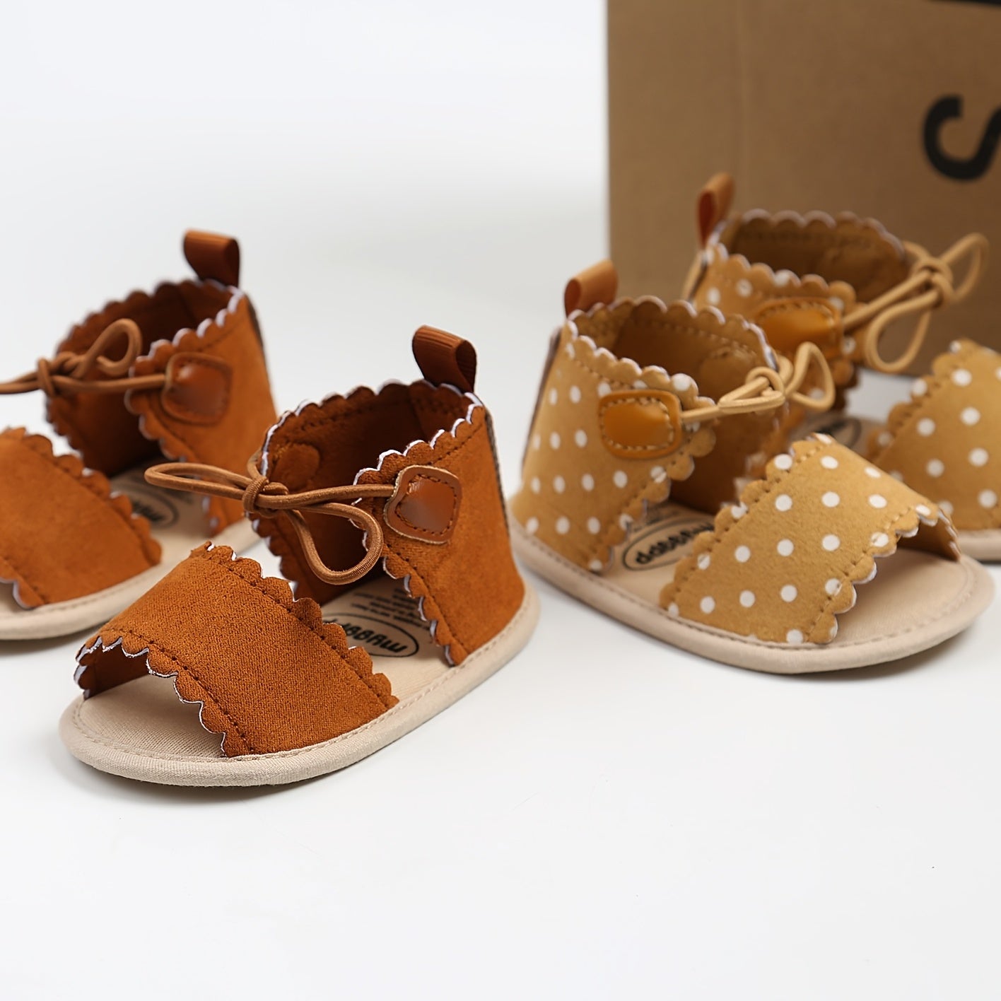 Adorable & Lightweight Baby Girl Sandals: Open-Toe, Easy Fasten Crib Shoes Perfect for First Walkers – Spring/Summer Ready