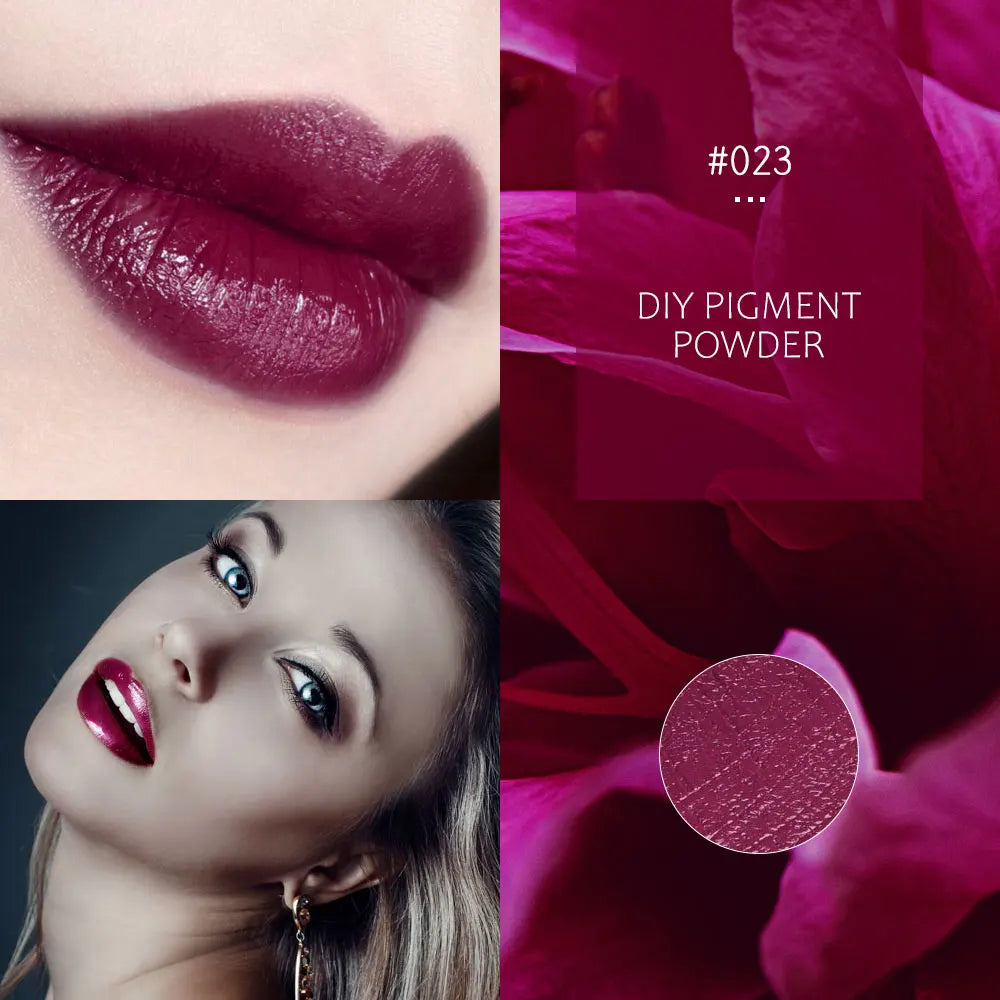 65 Colors Mica Powder For Lip Gloss DIY Lipstick Pigment Powder for Epoxy Resin Soap Making Slime Homemade Lipgloss Supplies