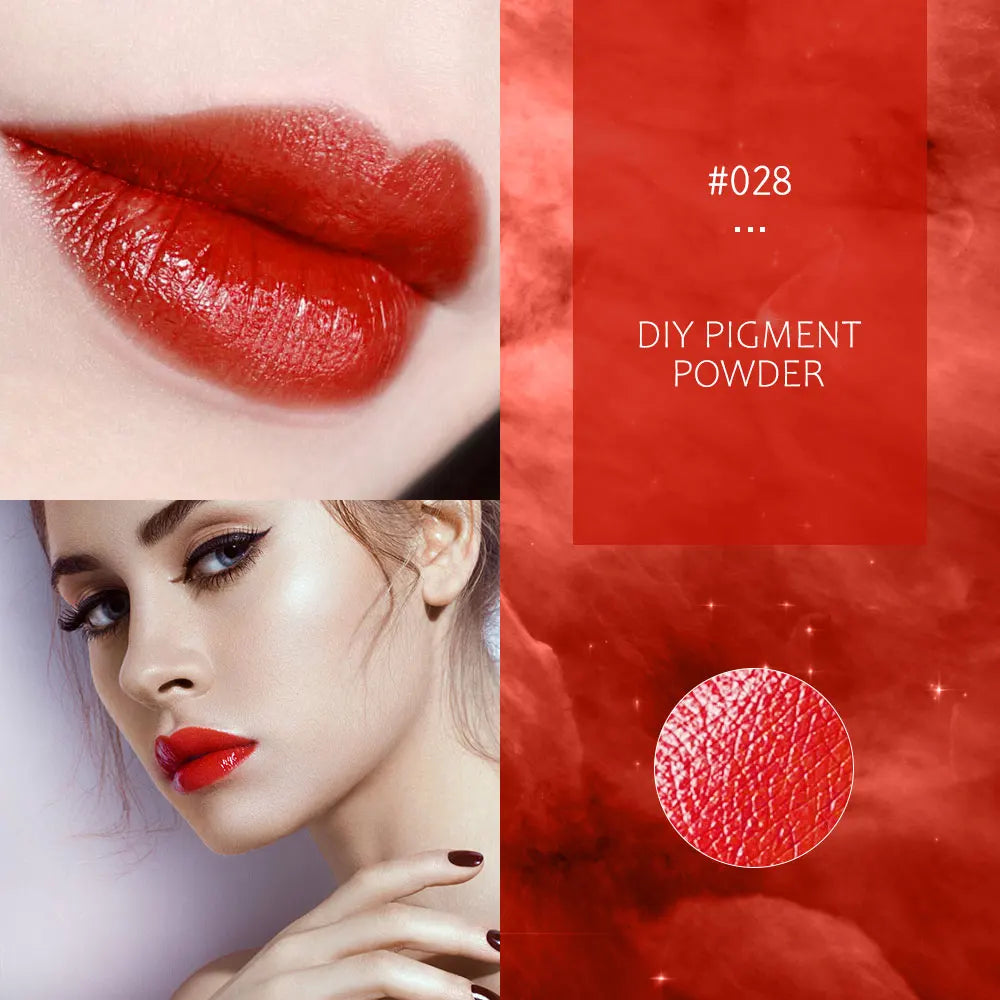 65 Colors Mica Powder For Lip Gloss DIY Lipstick Pigment Powder for Epoxy Resin Soap Making Slime Homemade Lipgloss Supplies