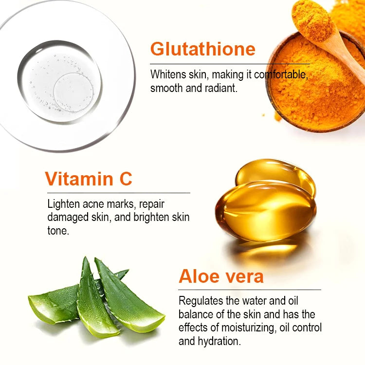 Best Review Brightest Rejuvinating Anti-Aging Organic Natural Tumeric Acne Whitening Skin Care Set (New)