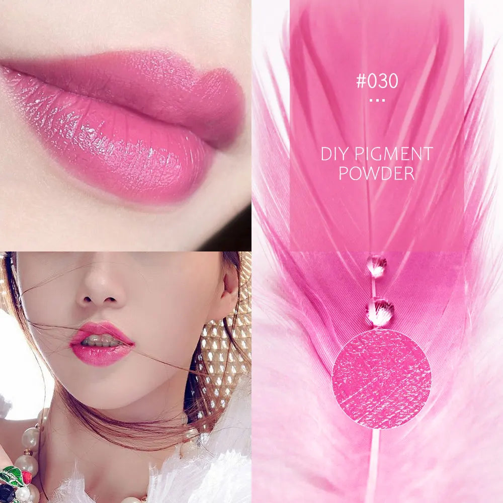 65 Colors Mica Powder For Lip Gloss DIY Lipstick Pigment Powder for Epoxy Resin Soap Making Slime Homemade Lipgloss Supplies