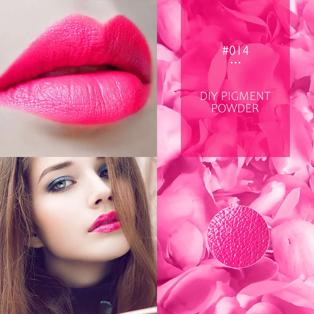 65 Colors Mica Powder For Lip Gloss DIY Lipstick Pigment Powder for Epoxy Resin Soap Making Slime Homemade Lipgloss Supplies