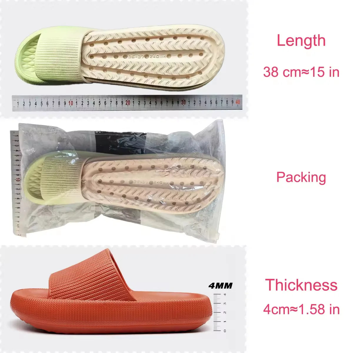 Sandal Dropshipping Slippers Women Custom Cushion Unisex Thick Sole Slide Sandals Dropshipping Suppliers Fast Delivery Shipping