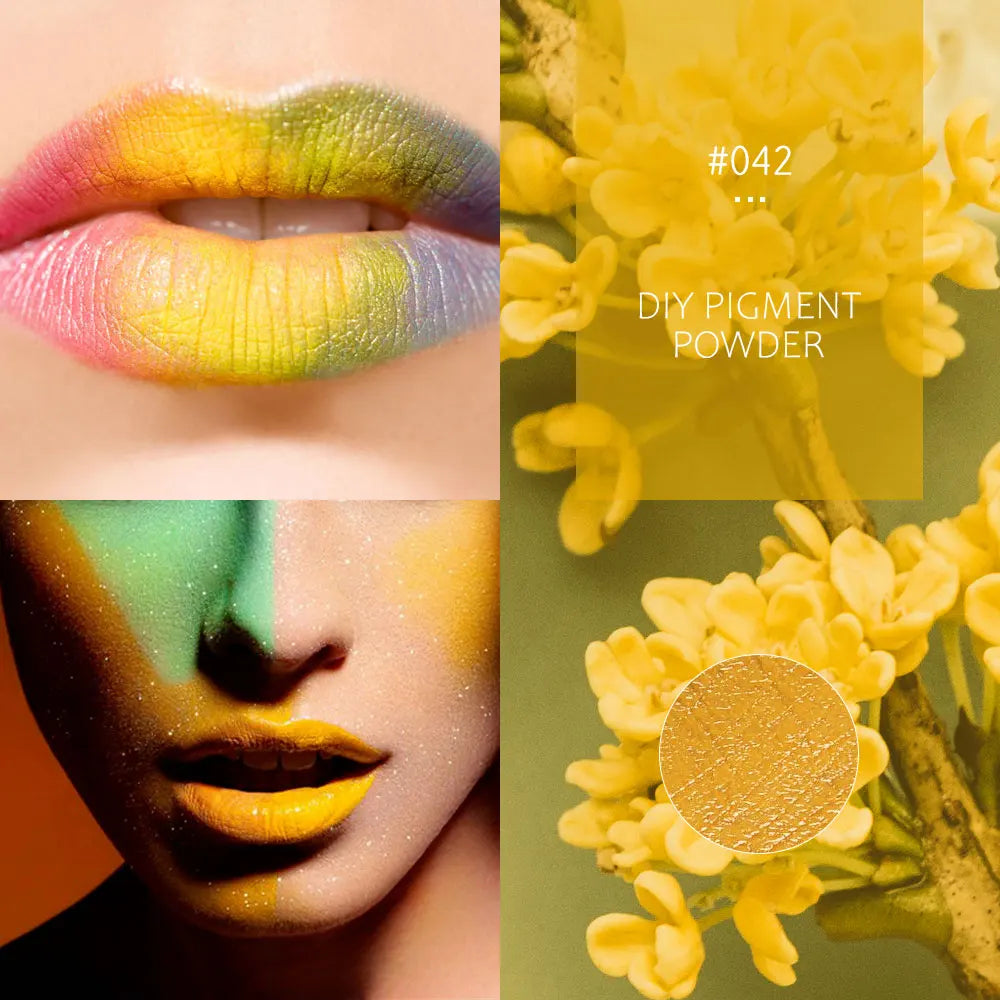 65 Colors Mica Powder For Lip Gloss DIY Lipstick Pigment Powder for Epoxy Resin Soap Making Slime Homemade Lipgloss Supplies