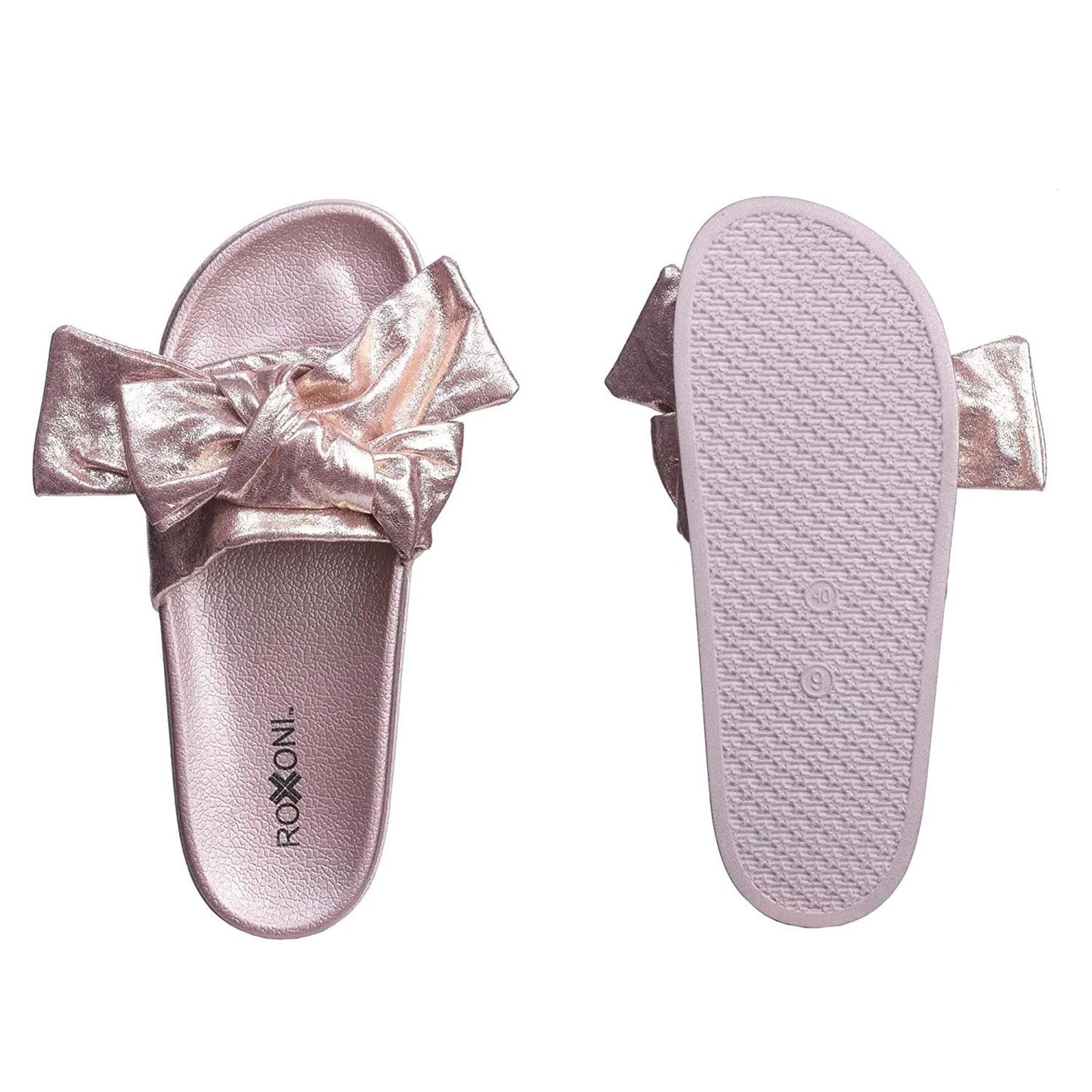 TD Women's Bow Tie Slide Sandal Elegant Slippers