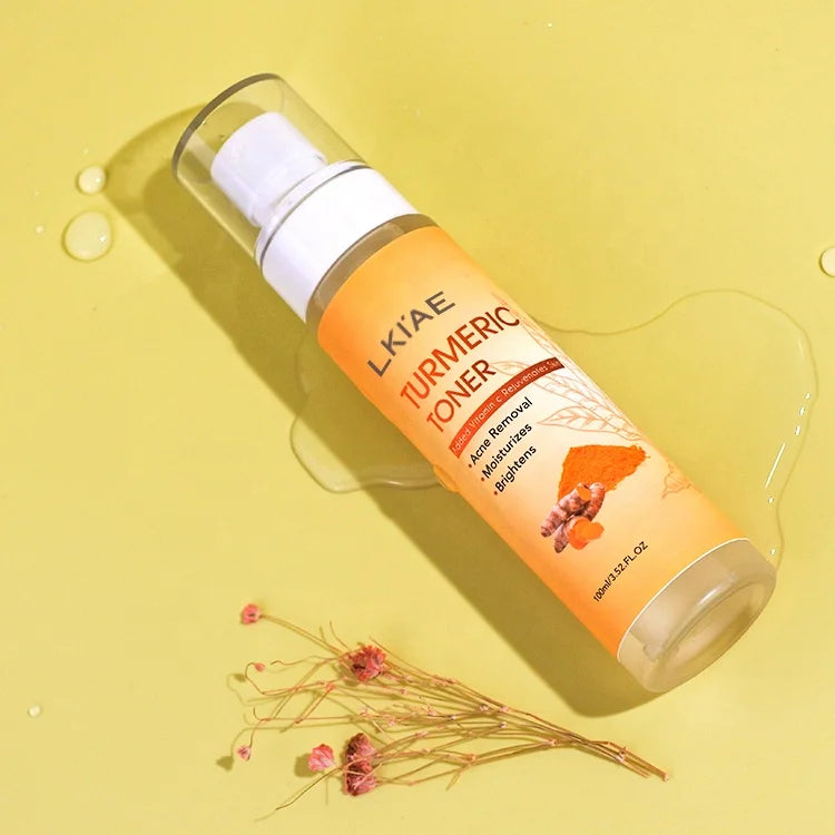 LKIAE Moisturizing Hydrating Face Rejuvenating Lightening Tumeric Natural Aloe Centella Beauty Makeup Toner for Skin