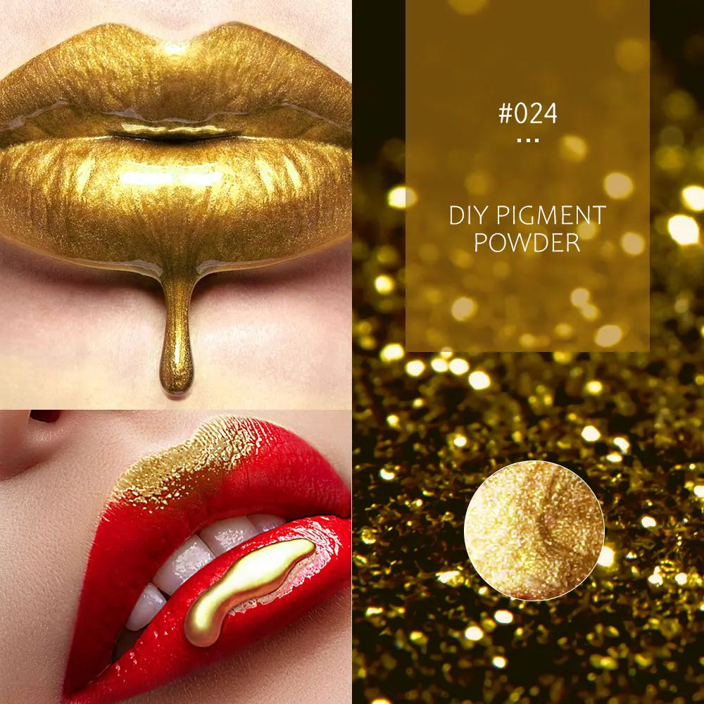 65 Colors Mica Powder For Lip Gloss DIY Lipstick Pigment Powder for Epoxy Resin Soap Making Slime Homemade Lipgloss Supplies