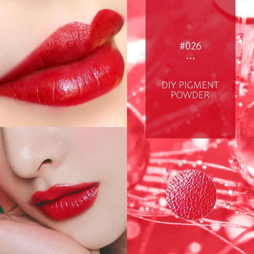 65 Colors Mica Powder For Lip Gloss DIY Lipstick Pigment Powder for Epoxy Resin Soap Making Slime Homemade Lipgloss Supplies