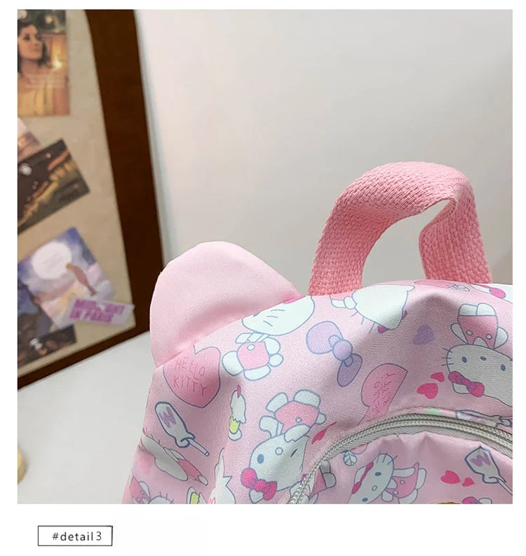 Sanrio Ins Style New Hellokitty Student Schoolbag Cute Hello Kitty Backpack Large Capacity Backpack